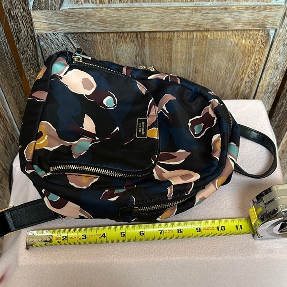 Kate Spade Backpack Dawn Paper Rose Floral - Picture 10 of 12